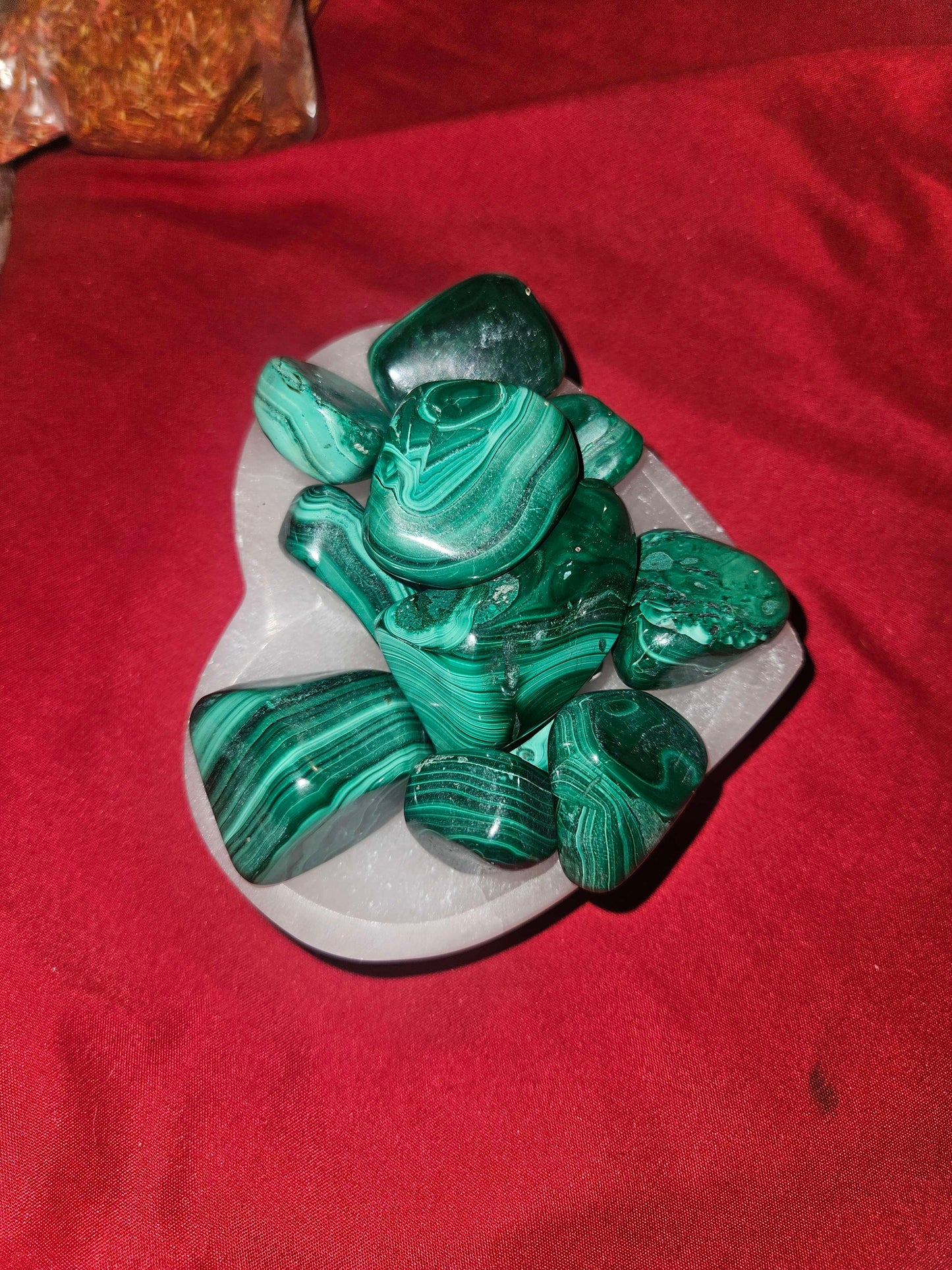 Tumbled Malachite