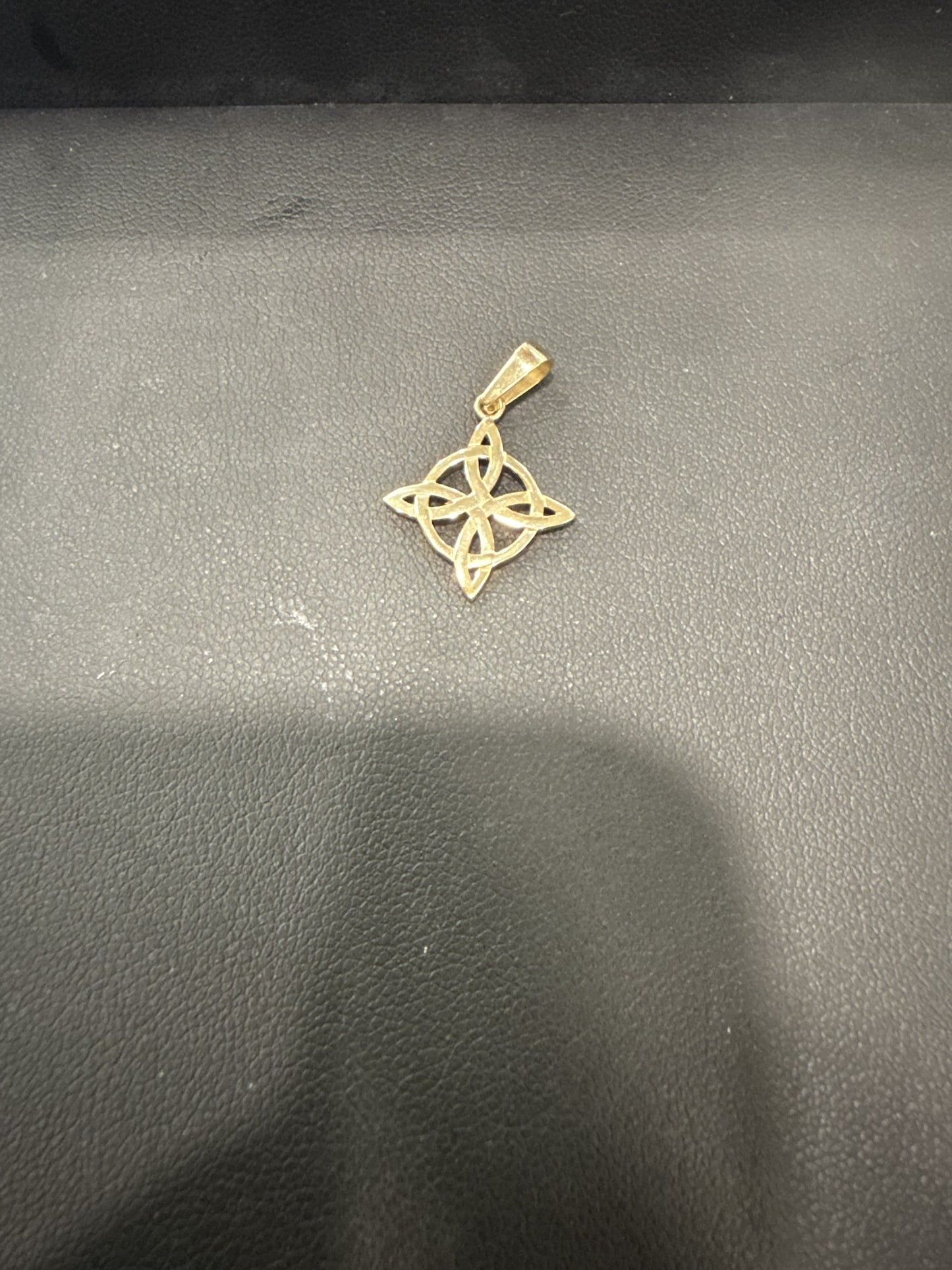 Custom 10K Gold Witches Knot Pendant