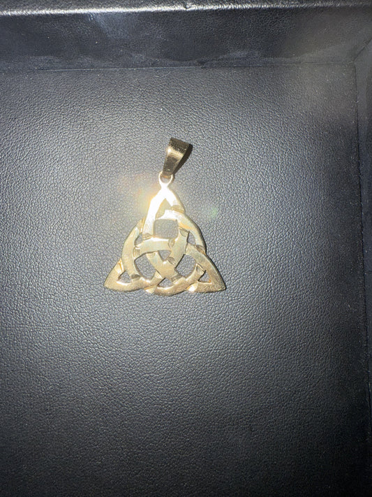 Custom 10k Trinity Gold Pendant