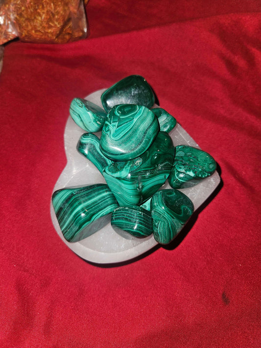 Tumbled Malachite